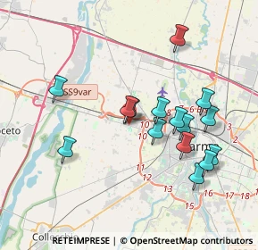 Mappa Via Vietta, 43126 Parma PR, Italia (3.61533)