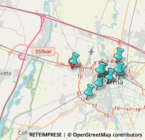 Mappa Via Ferdinando Vietta, 43126 San Pancrazio Parmense PR, Italia (3.53727)