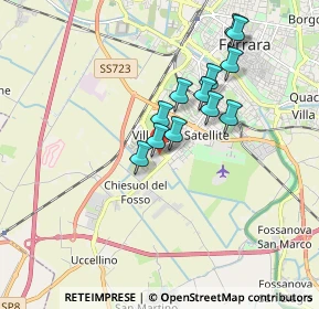 Mappa Via Reggiani, 44124 Ferrara FE, Italia (1.47333)
