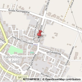 Mappa Via Prato Bovino, 10, 42024 Castelnovo di Sotto, Reggio nell'Emilia (Emilia Romagna)