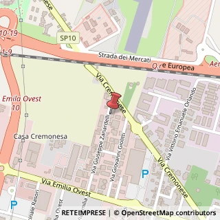 Mappa Via Giuseppe Zanardelli, 27, 43126 Parma, Parma (Emilia Romagna)