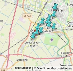 Mappa Via Amilcare Ponchielli, 44124 Ferrara FE, Italia (1.50167)