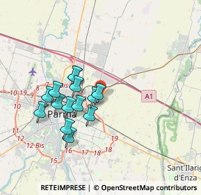 Mappa Via Mantova, 43122 Parma PR, Italia (3.11786)