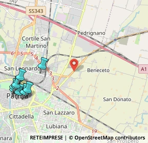 Mappa Via Mantova, 43122 Parma PR, Italia (3.14636)
