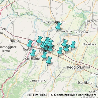 Mappa Via Mantova, 43122 Parma PR, Italia (8.36353)