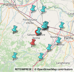 Mappa Via del Lavoro, 43039 Salsomaggiore Terme PR, Italia (13.77353)