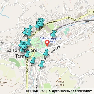 Mappa Via del Lavoro, 43039 Salsomaggiore Terme PR, Italia (0.505)
