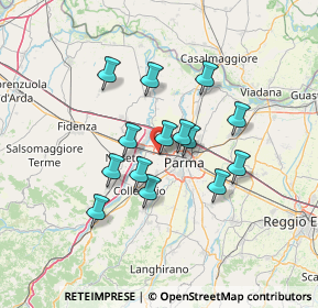 Mappa Via Pattacini, 43126 Parma PR, Italia (11.09857)