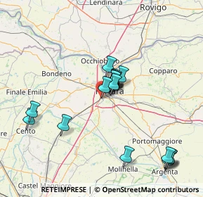 Mappa Via Bela Bartok, 44124 Ferrara FE, Italia (14.04882)