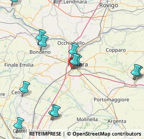 Mappa Via Bela Bartok, 44124 Ferrara FE, Italia (20.88462)