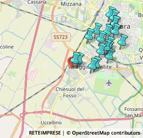 Mappa Via Bela Bartok, 44124 Ferrara FE, Italia (2.0845)