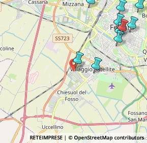 Mappa Via Bela Bartok, 44124 Ferrara FE, Italia (3.03167)