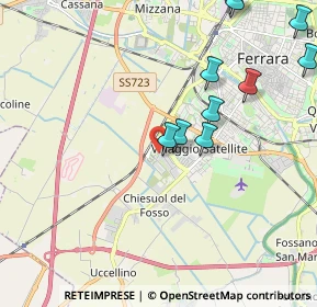 Mappa Via Bela Bartok, 44124 Ferrara FE, Italia (3)