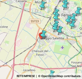 Mappa Via Bela Bartok, 44124 Ferrara FE, Italia (2.78188)