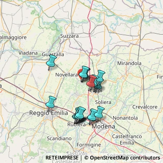 Mappa Via Aldo Moro, 42010 Rio Saliceto RE, Italia (12.5805)