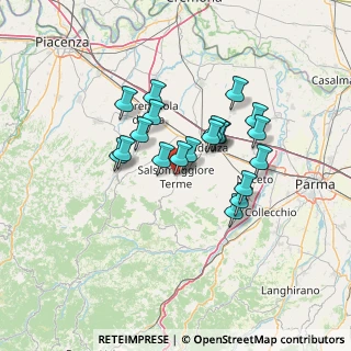 Mappa SP359, 43039 Salsomaggiore Terme PR, Italia (10.901)