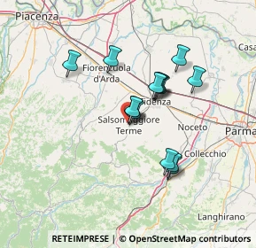 Mappa Via G. Valentini, 43039 Salsomaggiore Terme PR, Italia (10.78857)