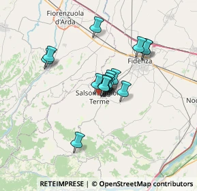 Mappa Via G. Valentini, 43039 Salsomaggiore Terme PR, Italia (4.69875)