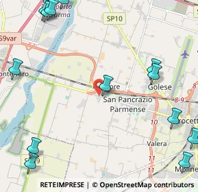 Mappa Strada Mulattiera di Mezzo, 43126 Parma PR, Italia (3.46059)