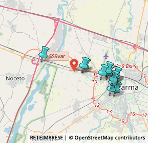 Mappa Strada Mulattiera di Mezzo, 43126 Parma PR, Italia (3.52667)