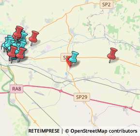 Mappa Via Ribaltina, 44124 Codrea FE, Italia (6.082)