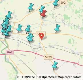 Mappa Via Ribaltina, 44124 Codrea FE, Italia (5.746)