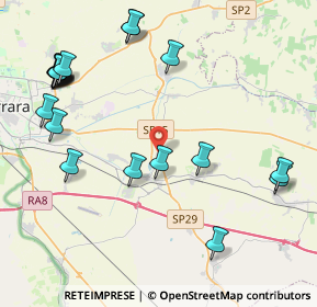 Mappa Via Ribaltina, 44124 Codrea FE, Italia (5.191)