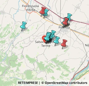 Mappa Via Gorizia, 43039 Salsomaggiore Terme PR, Italia (4.81895)