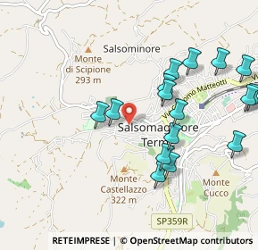 Mappa Via Gorizia, 43039 Salsomaggiore Terme PR, Italia (1.04938)