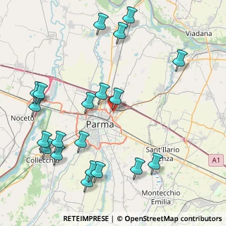 Mappa Via Benedetta, 43122 Parma PR, Italia (10.27)