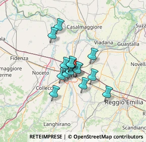 Mappa Via Benedetta, 43122 Parma PR, Italia (8.54867)