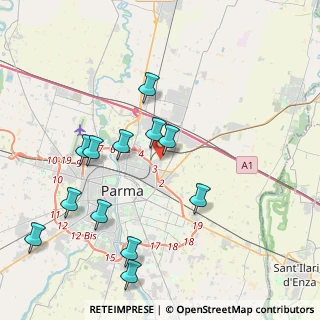 Mappa Via Benedetta, 43122 Parma PR, Italia (4.3175)