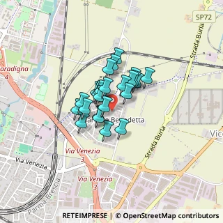 Mappa Via Benedetta, 43122 Parma PR, Italia (0.2532)