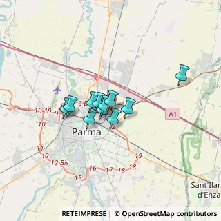 Mappa Via Cristoforo Colombo, 43122 Parma PR, Italia (2.13)