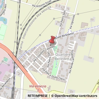 Mappa Via Cristoforo Colombo, 28/A, 43122 Parma, Parma (Emilia Romagna)