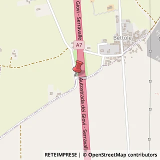 Mappa Strada Comunale Bettole, 2, 15057 Tortona, Alessandria (Piemonte)