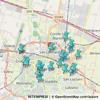 Mappa Via Giovanni Amendola, 43122 Parma PR, Italia (2.13)