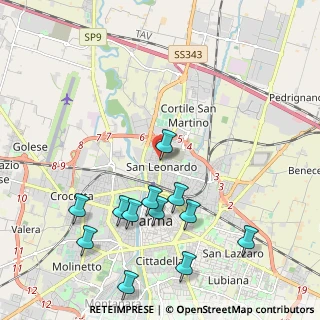 Mappa Via Giovanni Amendola, 43122 Parma PR, Italia (2.37167)