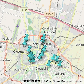 Mappa Via Giovanni Amendola, 43122 Parma PR, Italia (1.99)