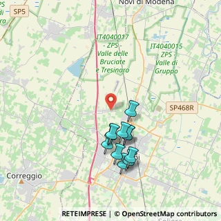 Mappa Via Chiesa Vecchia, 41012 Migliarina MO, Italia (3.50182)