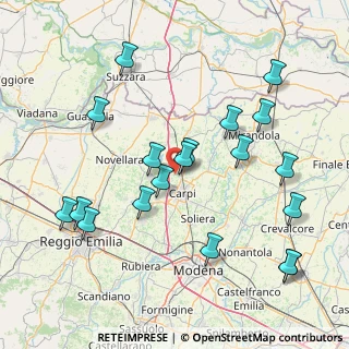 Mappa Via Chiesa Vecchia, 41012 Migliarina MO, Italia (17.49211)