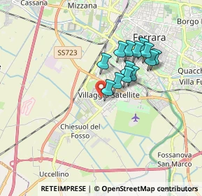 Mappa Via Adriano Loli Piccolomini, 44124 Ferrara FE, Italia (1.39462)