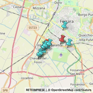 Mappa Via Riccardo Zandonai, 44124 Ferrara FE, Italia (1.06231)