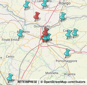 Mappa Via Adriano Loli Piccolomini, 44124 Ferrara FE, Italia (17.03)