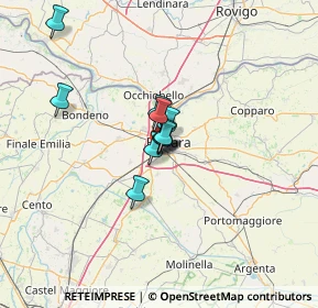 Mappa Via Adriano Loli Piccolomini, 44124 Ferrara FE, Italia (7.32273)