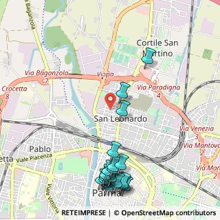 Mappa Via Pietro Gobetti, 43122 Parma PR, Italia (1.3775)