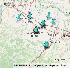 Mappa 43039 Salsomaggiore Terme PR, Italia (10.58714)