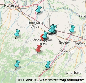 Mappa 43039 Salsomaggiore Terme PR, Italia (12.36385)