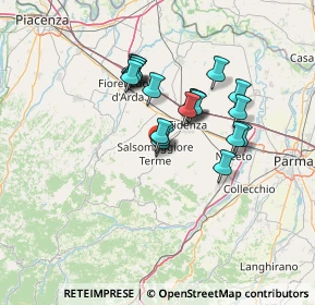 Mappa 43039 Salsomaggiore Terme PR, Italia (10.929)