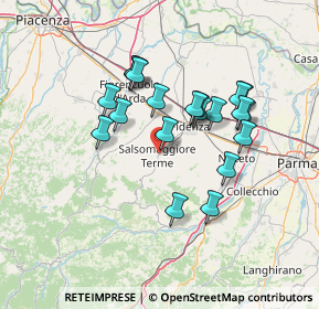 Mappa 43039 Salsomaggiore Terme PR, Italia (12.268)